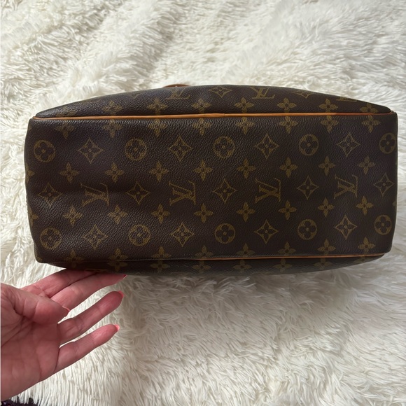 VINTAGE Louis Vuitton Satchel Bag Deauville Brown Monogram - Picture 10 of 16
